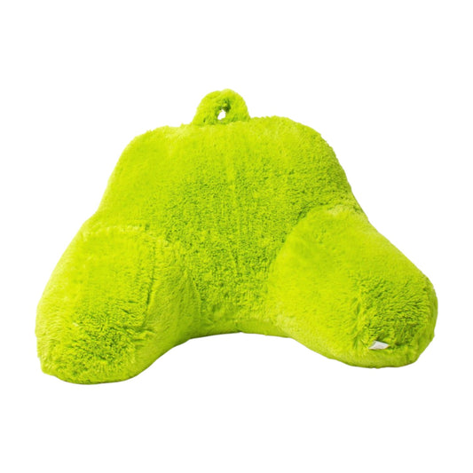 Cojín Anatómico Lectura y Tv Peluche Verde Limón