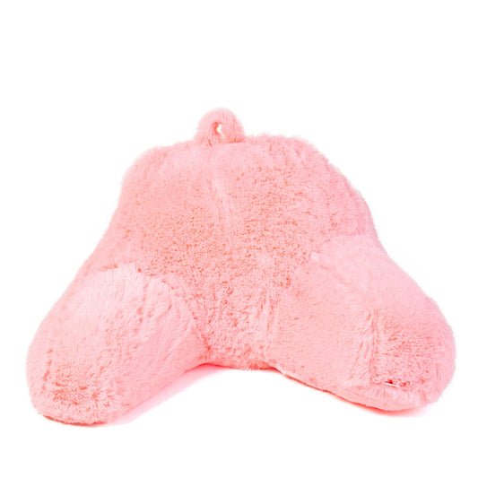 Cojín Anatómico Lectura y Tv Peluche Rosa