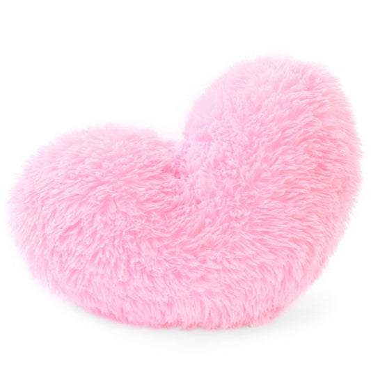 Cojín Corazón Peludo Rosa