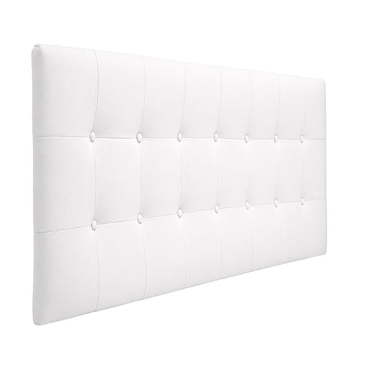 Cabecero Cuadros Blanco Tela