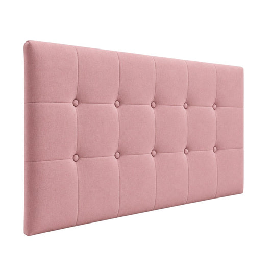 Cabecero Cuadros Rosado Tela