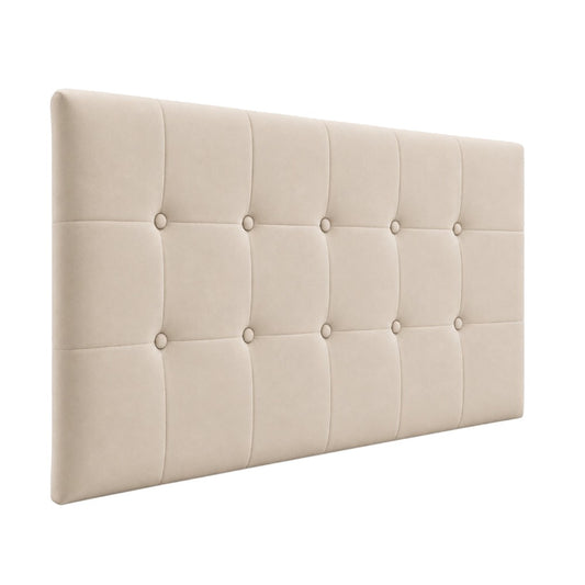 Cabecero Cuadros Beige Tela
