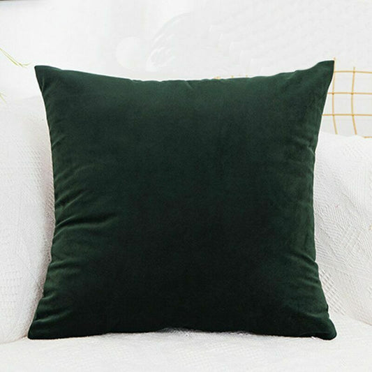 Cojin Decorativo 45x45 Verde Oscuro