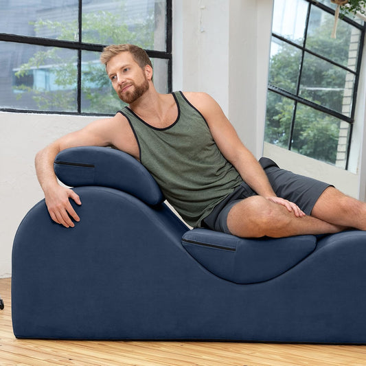 Tumbona Para Yoga Azul